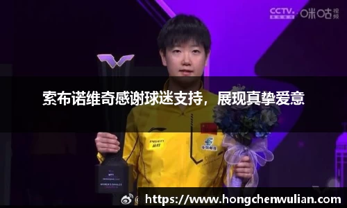 索布诺维奇感谢球迷支持，展现真挚爱意
